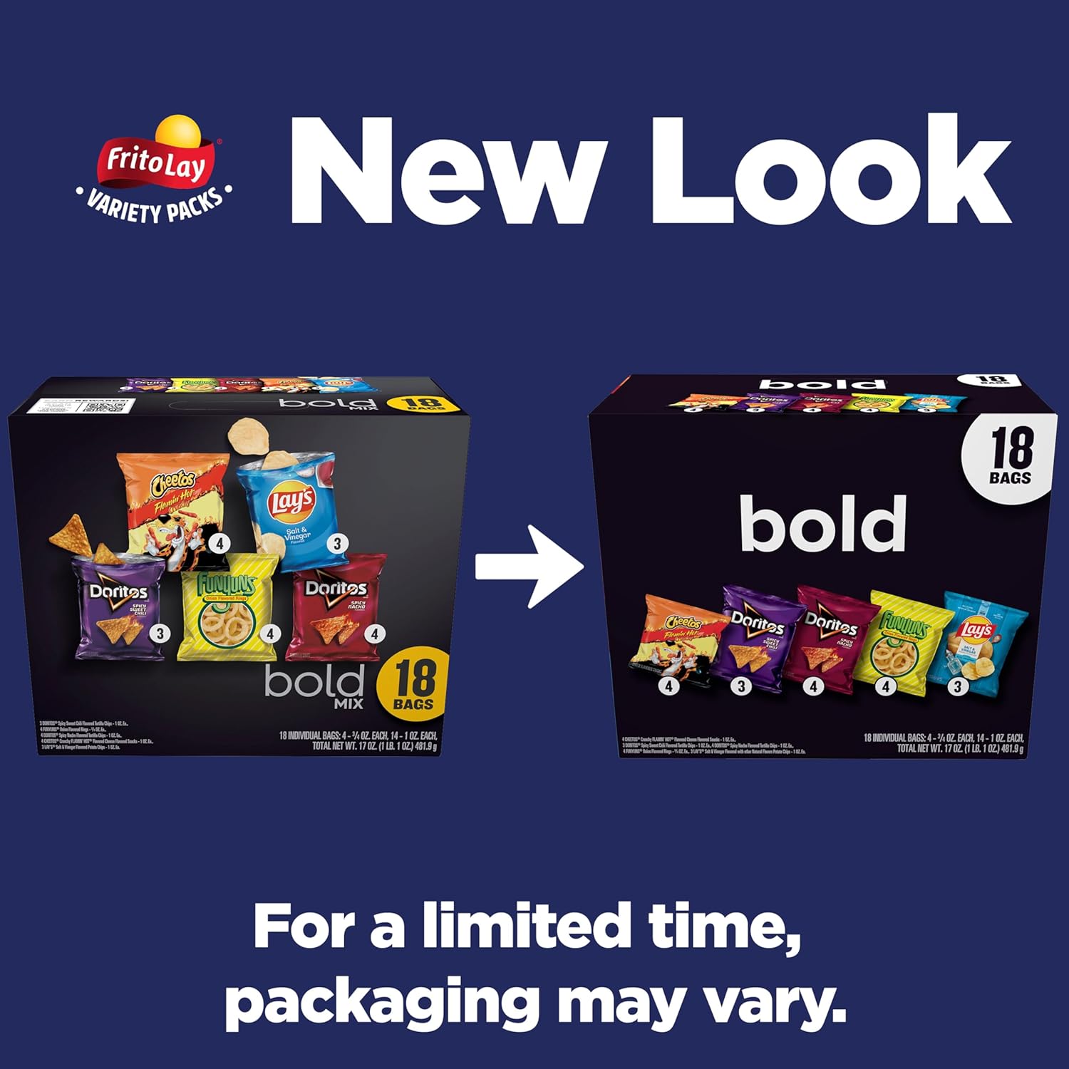 Frito-Lay Bold Mix Variety Pack (18 Count) - Image 5