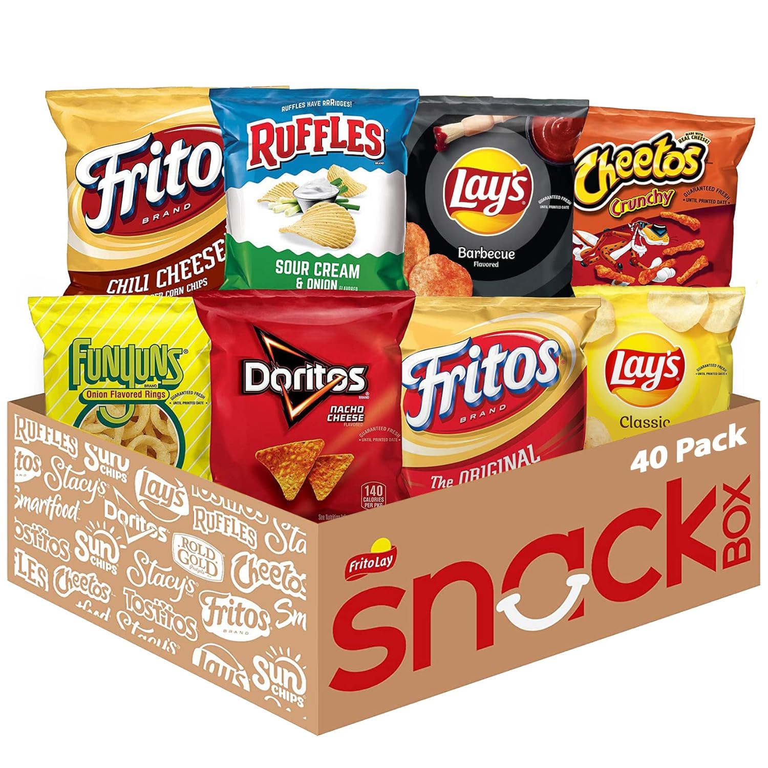 Frito-Lay SPPPOA040120 Variety Pack, Party Mix, 40 Count