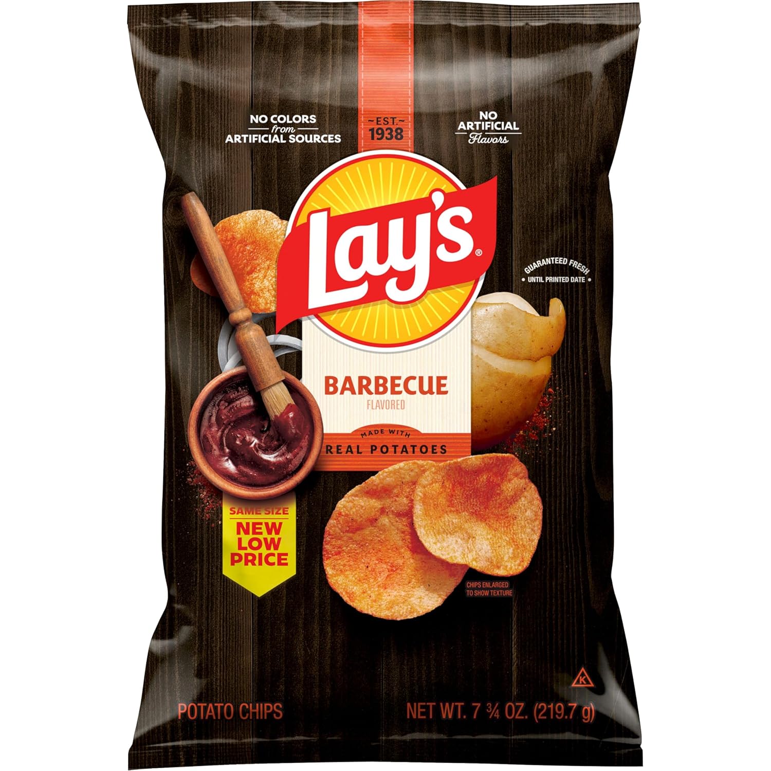 Lay's Potato Chips, Barbecue Flavor, 7.75 Oz