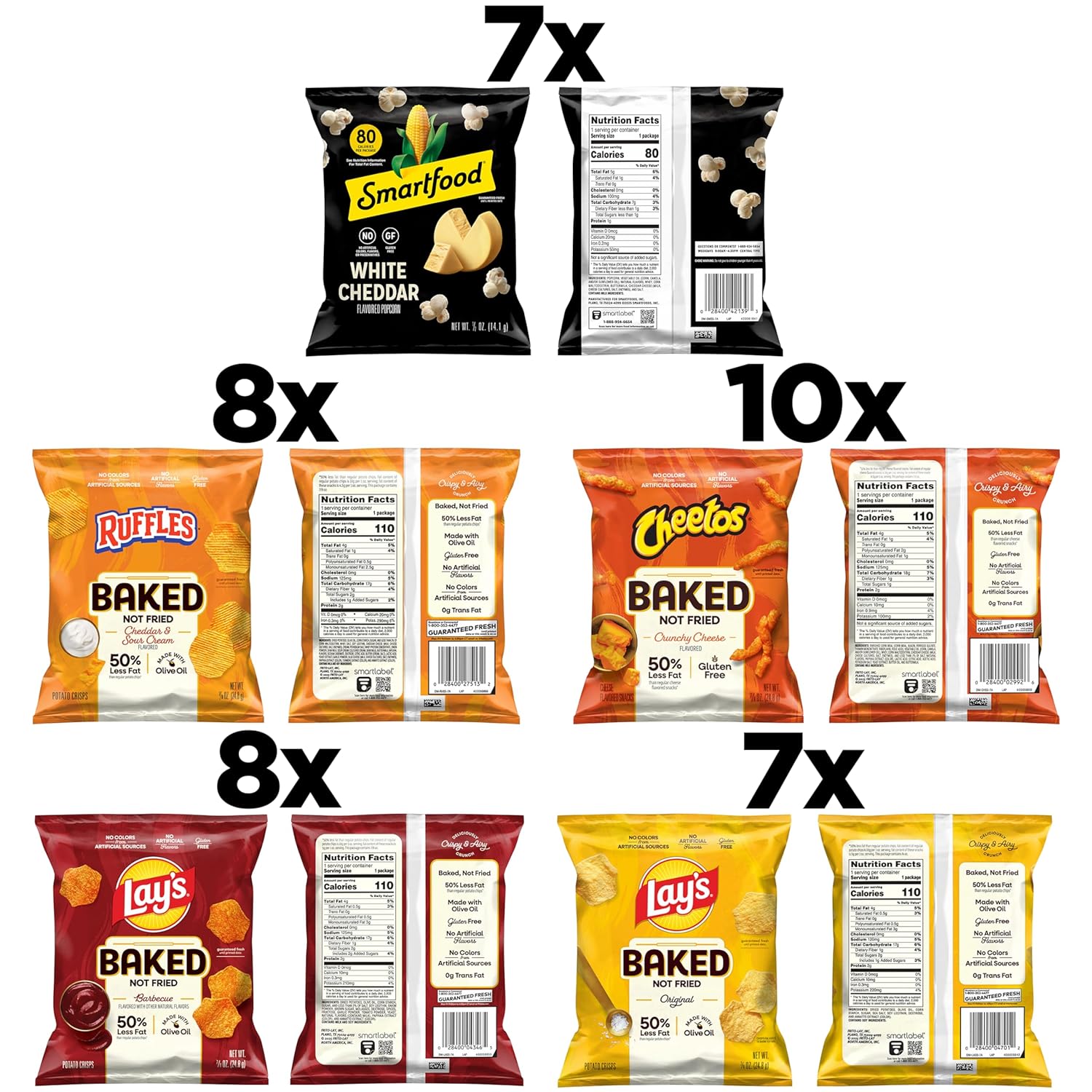Frito-Lay Baked & Popped Mix Variety Pack, (Pack of 40) - Image 4