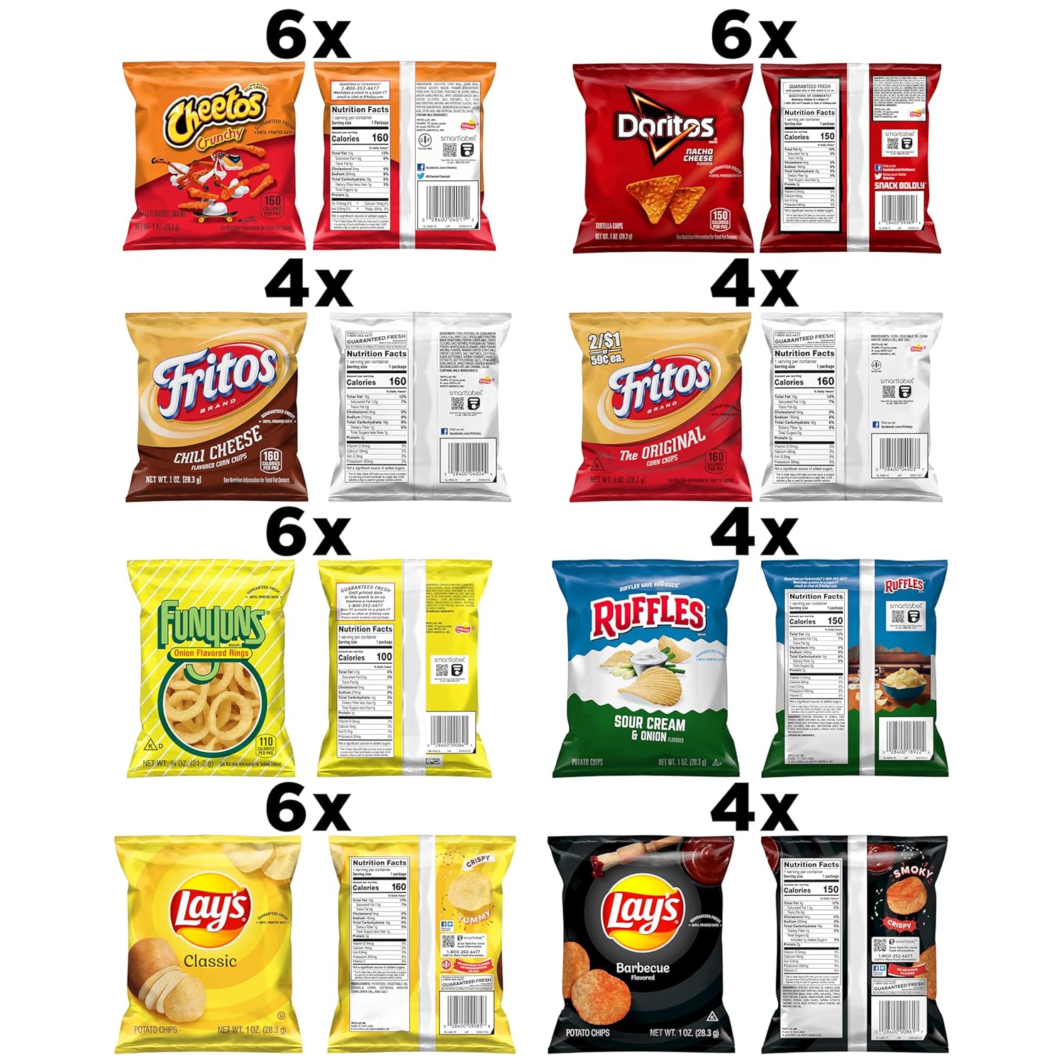 Frito-Lay SPPPOA040120 Variety Pack, Party Mix, 40 Count - Image 2