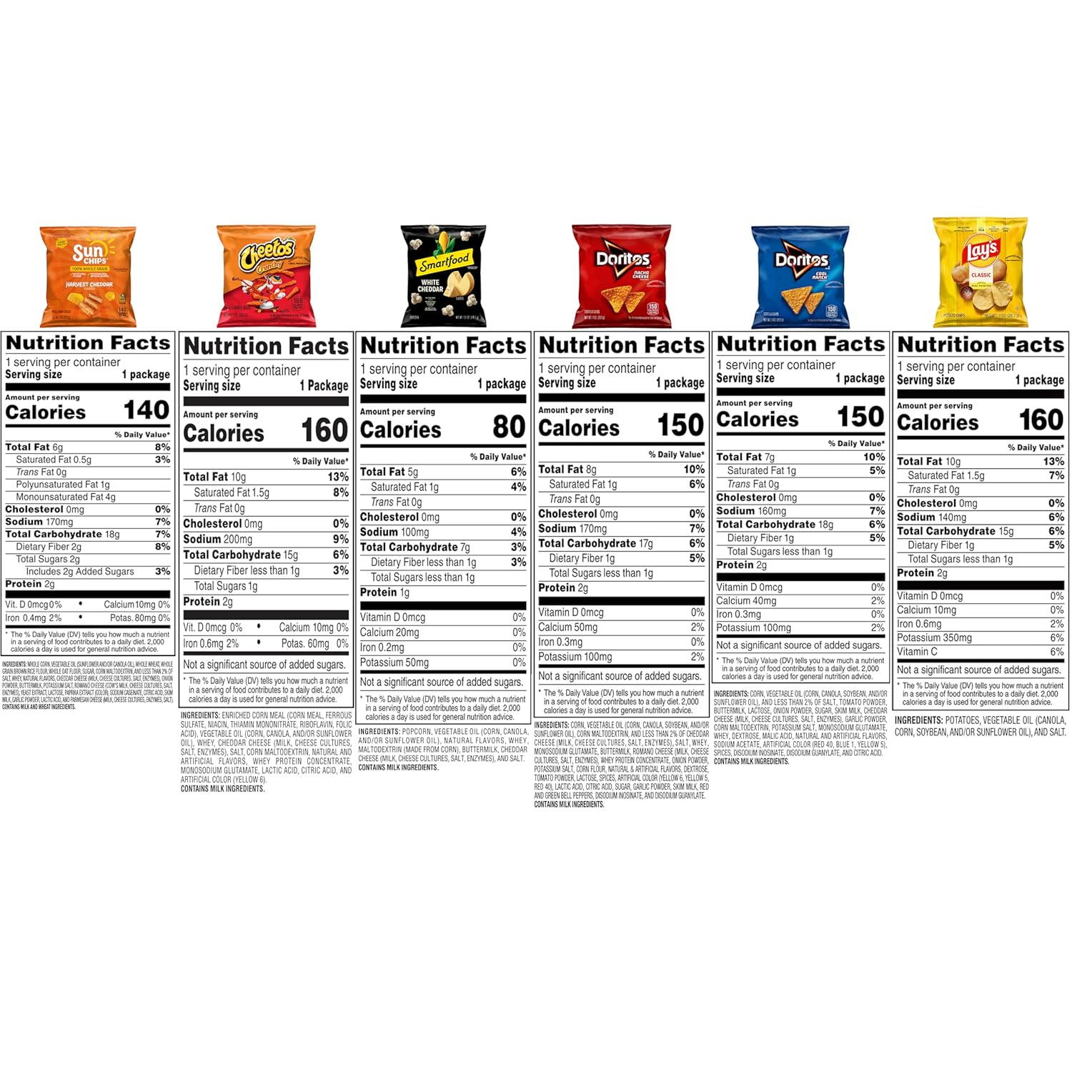 Frito-Lay Snacks Variety Pack 35, Classic Mix, 1 Count - Image 2