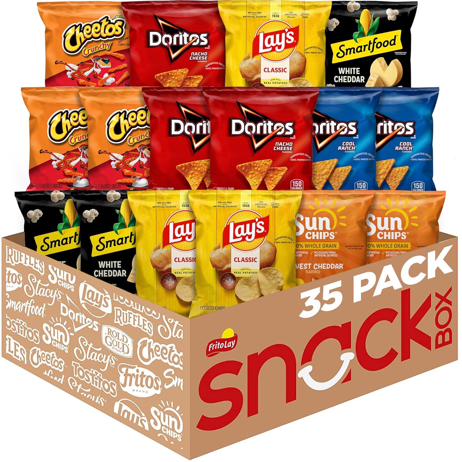 Frito-Lay Snacks Variety Pack 35, Classic Mix, 1 Count