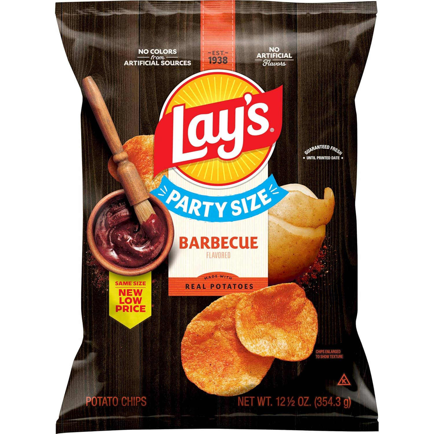 Lay's Barbecue Flavored Potato Chips, 12.5 Oz