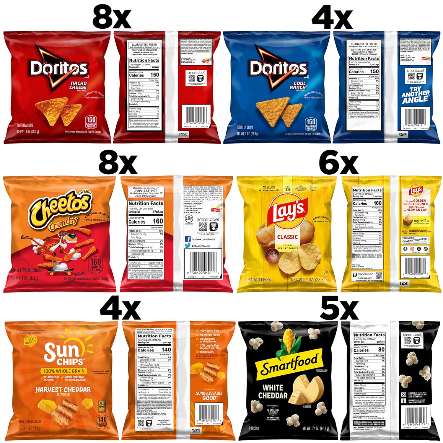 Frito-Lay Snacks Variety Pack 35, Classic Mix, 1 Count - Image 4