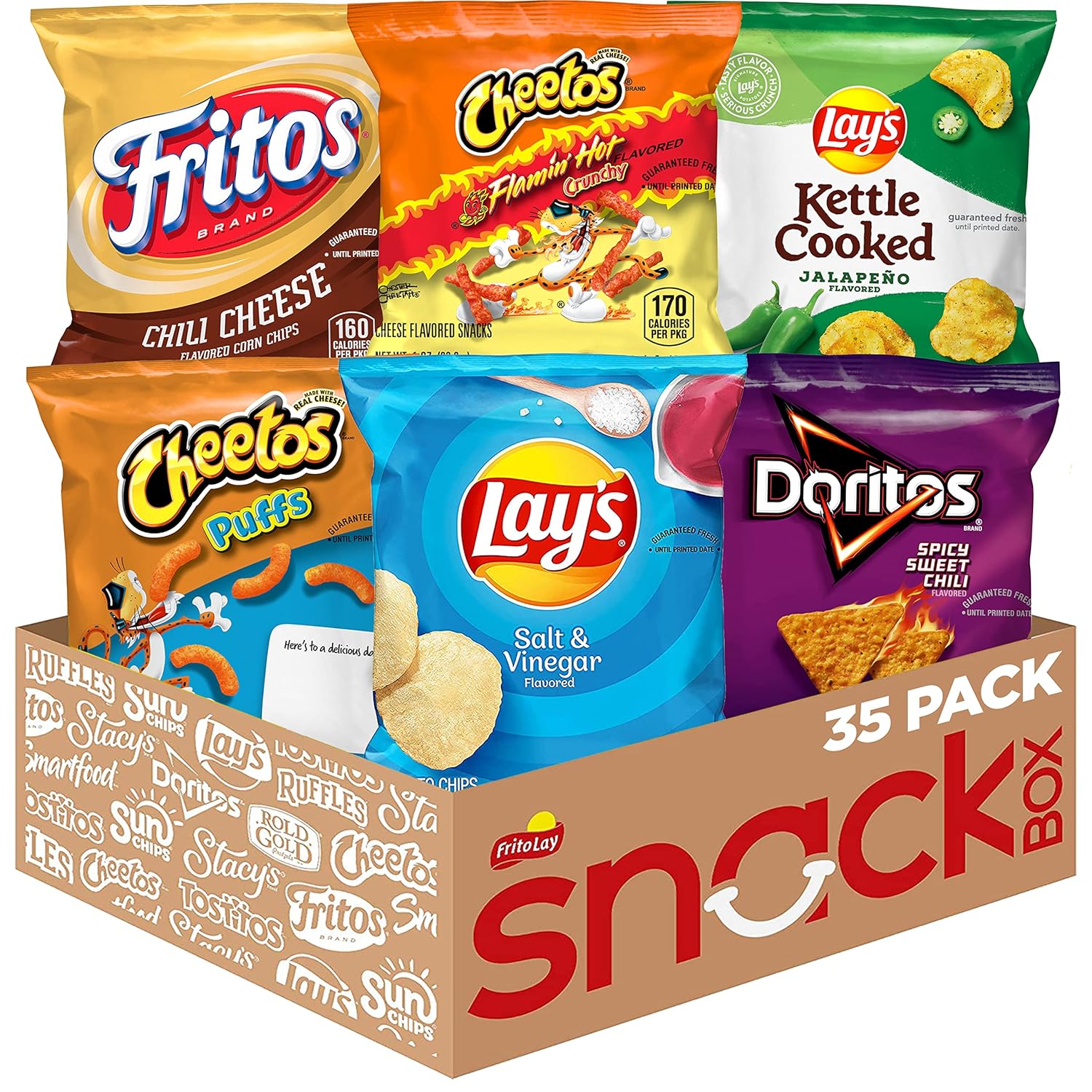 Frito-Lay Bold Mix Variety Pack, 35 Count