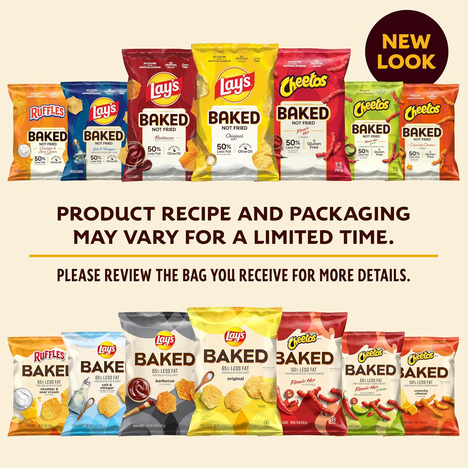 Frito-Lay Baked & Popped Mix Variety Pack, (Pack of 40) - Image 3